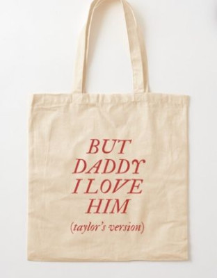 Totebag Red - Taylor Swift Lyric